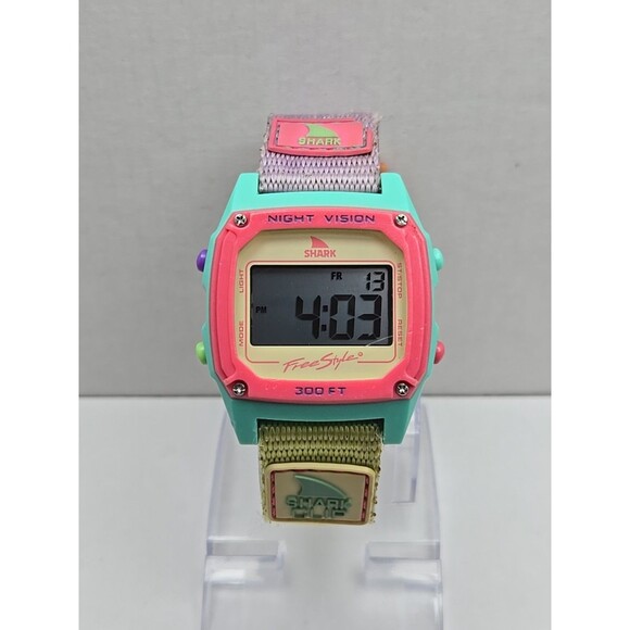 Freestyle Shark Classic Clip Sour Apple Quartz Surf Watch 100M 38mm New Battery - Picture 1 of 13
